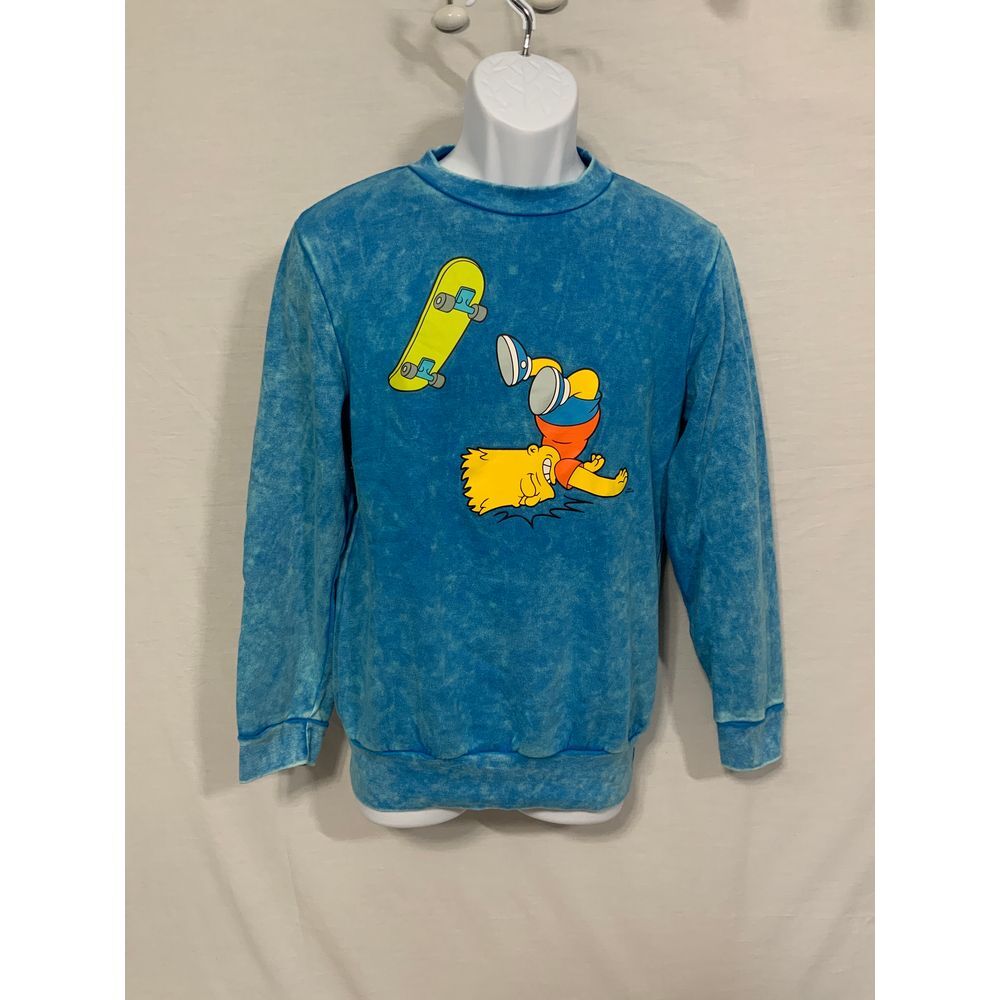 Mad Engine, The SIMPSONS, Bart Simpson Skateborad Sweatshirt‎ size Medium